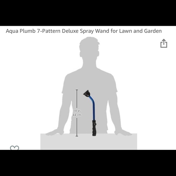 AQUA PLUMB 7 Pattern Deluxe Wand Sprinkler - Picture 4 of 6